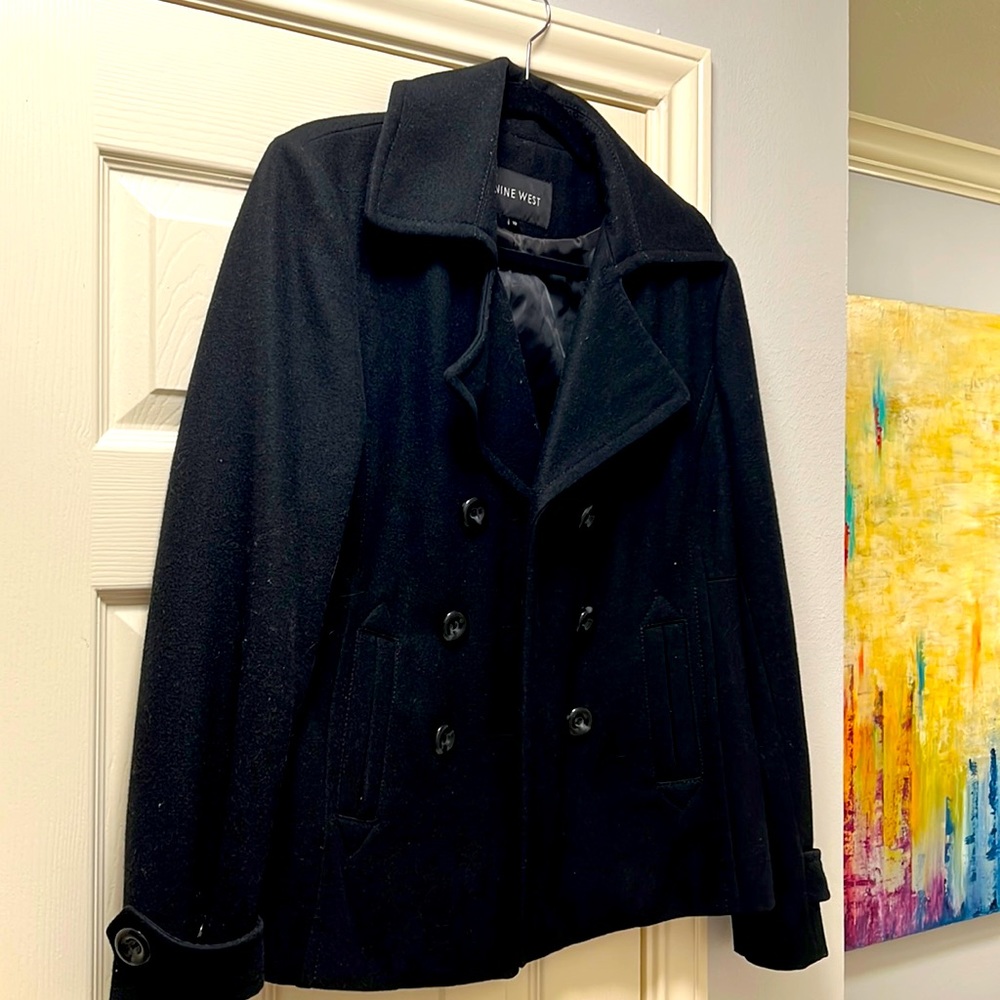Size 10 Black Pea Coat